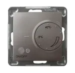 Regulator temperatury Ospel Tytan Impresja RTP-1YN/m/23 z czujnikiem napowietrznym, regulacja od 5°C do 40°C, przycisk ON/OFF.