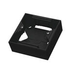 Puszka natynkowa pojedyncza Czarny metalik - PNP-1Y/33 Impresja