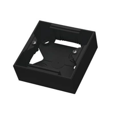 Puszka natynkowa pojedyncza Czarny metalik - PNP-1Y/33 Impresja