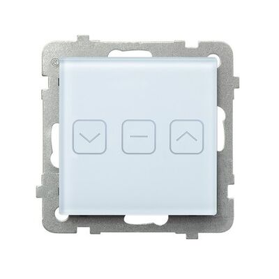 Łącznik dotykowy żaluzjowy Wi-Fi Białe Szkło Sonata Touch - ŁPDT-7RS/m/31
