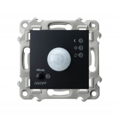 Elektroniczny czujnik ruchu Czarny metalik Ospel Szafir - ŁP-16Z/m/33