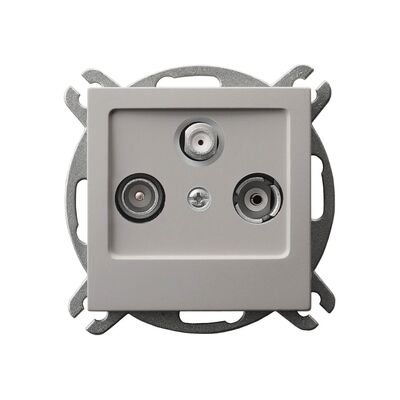 Gniazdo antenowe RTV-SAT przelotowe Kaszmir - GPA-GSP/m/82 As