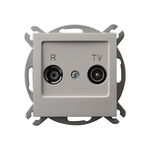Gniazdo antenowe RTV przelotowe 10dB Kaszmir - GPA-10GP/m/82 As