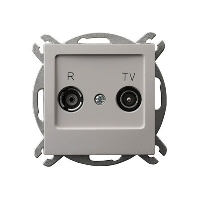 Gniazdo antenowe RTV przelotowe 14dB Kaszmir - GPA-14GP/m/82 As