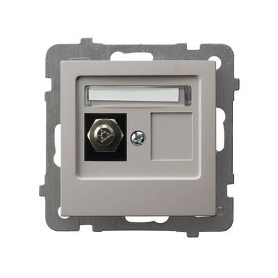 Gniazdo ekwipotencjalne pojedyncze Kaszmir - GPE-1G/m/82 As