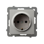 Gniazdo pojedyncze z uziemieniem Schuko Kaszmir - GP-1GS/m/82 As