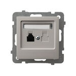 Gniazdo telefoniczne pojedyncze Kaszmir - GPT-1G/m/82 As