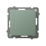 Łącznik jednobiegunowy Zielony mat - ŁP-1G/m/84 As