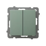 Łącznik schodowy podwójny Zielony mat - ŁP-10G/m/84 As