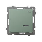 Łącznik schodowy z podświetleniem Zielony mat - ŁP-3GS/m/84 As