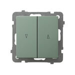 Łącznik żaluzjowy z blokadą mechaniczną Zielony mat - ŁP-7GB/m/84 As