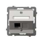 Obudowa gniazda pojedynczego Keystone, skośna Kaszmir - GPK-1GS/p/82 As