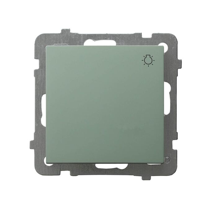 Przycisk zwierny "światło" Zielony mat - ŁP-5G/m/84 As