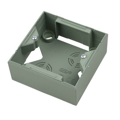 Puszka natynkowa pojedyncza Zielony mat - PNP-1G/84 As