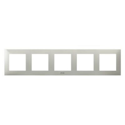 Ramka pięciokrotna do zestawów IP-44 Kaszmirowy beż Ospel Szafir - RH-5Z/83