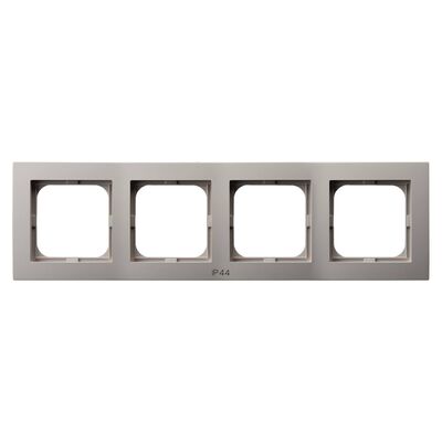 Ramka poczwórna do zestawów IP-44 Kaszmir - RH-4G/82 As