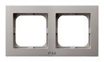 Ramka podwójna do zestawów IP-44 Kaszmir - RH-2G/82 As