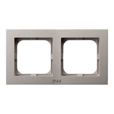 Ramka podwójna do zestawów IP-44 Kaszmir - RH-2G/82 As