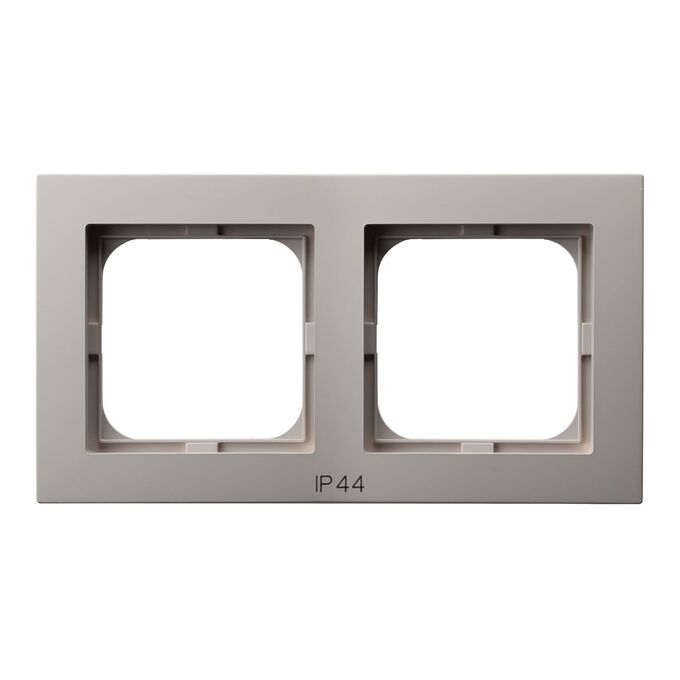 Ramka podwójna do zestawów IP-44 Kaszmir - RH-2G/82 As