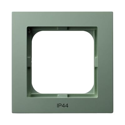Ramka pojedyncza do zestawów IP-44 Zielony mat - RH-1G/84 As