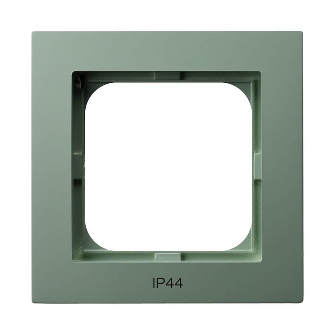 Ramka pojedyncza do zestawów IP-44 Zielony mat - RH-1G/84 As
