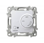 Regulator temperatury z czujnikiem podpodłogowym Biały Ospel Szafir - RTP-1Z/m/00