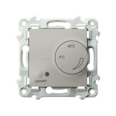 Regulator temperatury z czujnikiem podpodłogowym Kaszmirowy beż Ospel Szafir - RTP-1Z/m/83