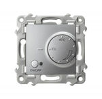 Regulator temperatury z czujnikiem podpodłogowym Srebrny Ospel Szafir - RTP-1Z/m/18