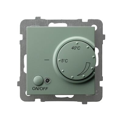 Regulator temperatury z czujnikiem podpodłogowym Zielony mat - RTP-1G/m/84 As