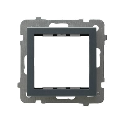 Adapter podtynkowy systemu Ospel45 Szary grafit - AP45-1R/m/73 Sonata