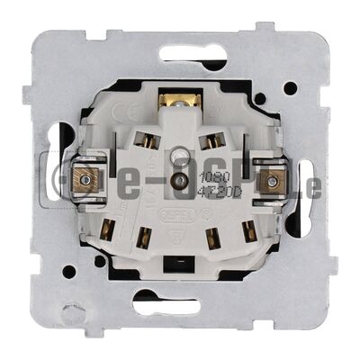 Gniazdo pojedyncze z uziemieniem i przesłonami Szary grafit - GP-1RZP/m/73 Sonata