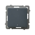 Łącznik dwubiegunowy Szary grafit - ŁP-11R/m/73 Sonata