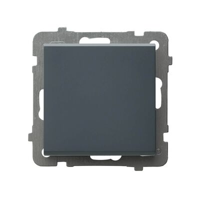 Łącznik jednobiegunowy Szary grafit - ŁP-1R/m/73 Sonata