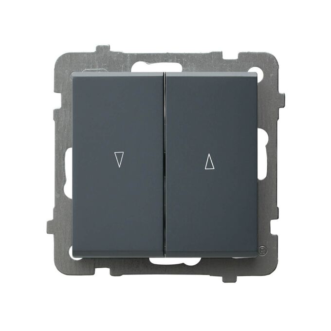 Łącznik żaluzjowy z blokadą mechaniczną Szary grafit - ŁP-7RB/m/73 Sonata