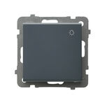 Przycisk zwierny "światło" Szary grafit - ŁP-5R/m/73 Sonata