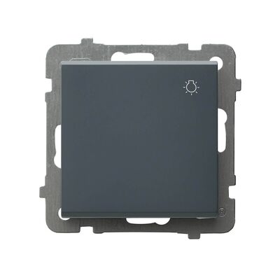 Przycisk zwierny "światło" Szary grafit - ŁP-5R/m/73 Sonata