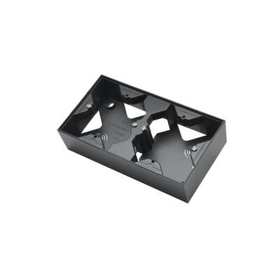 Puszka natynkowa podwójna Szary grafit - PNP-2R/73 Sonata