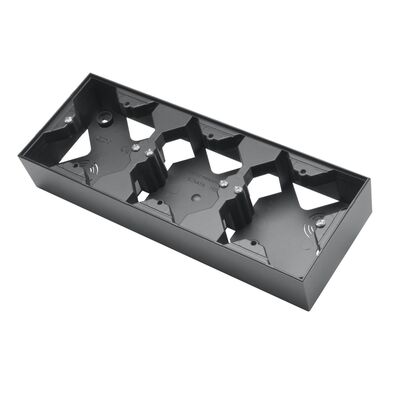 Puszka natynkowa potrójna Szary grafit - PNP-3R/73 Sonata