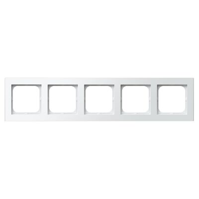 Ramka pięciokrotna Biały połysk/Biała podstawa - R-5R/00/00 Sonata