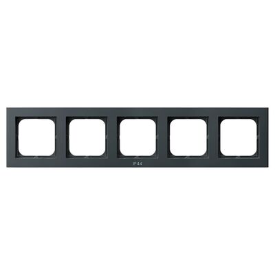 Ramka pięciokrotna do zestawów IP-44 Szary grafit - RH-5R/73 Sonata