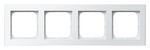Ramka poczwórna Biały połysk/Biała podstawa - R-4R/00/00 Sonata