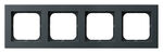 Ramka poczwórna Szary grafit - R-4R/73 Sonata