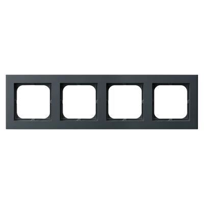 Ramka poczwórna Szary grafit - R-4R/73 Sonata