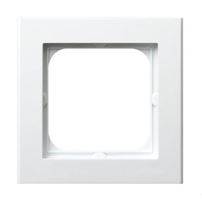 Ramka pojedyncza Biały połysk/Biała podstawa - R-1R/00/00 Sonata