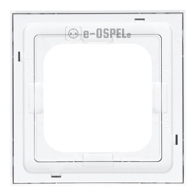 Ramka pojedyncza Biały połysk/Biała podstawa - R-1R/00/00 Sonata