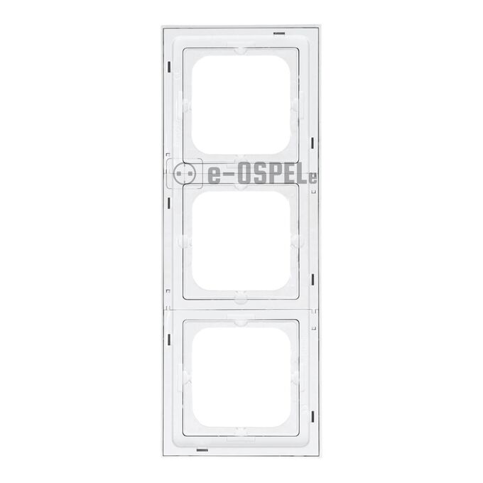 Ramka potrójna Biały połysk/Biała podstawa - R-3R/00/00 Sonata