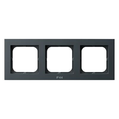 Ramka potrójna do zestawów IP-44 Szary grafit - RH-3R/73 Sonata