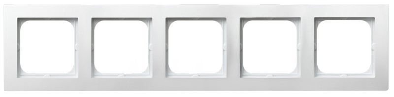 Ramka pięciokrotna Biały As - R-5G/00
