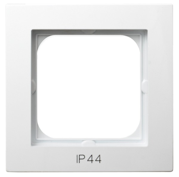 Ramka pojedyncza do zestawów IP-44 Biały As - RH-1G/00