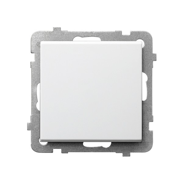 Łącznik jednobiegunowy Biały połysk Sonata - ŁP-1R/m/00